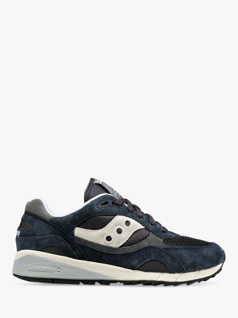 Saucony Shadow 6000 Lace Up Trainers, Navy at John Lewis & Partners