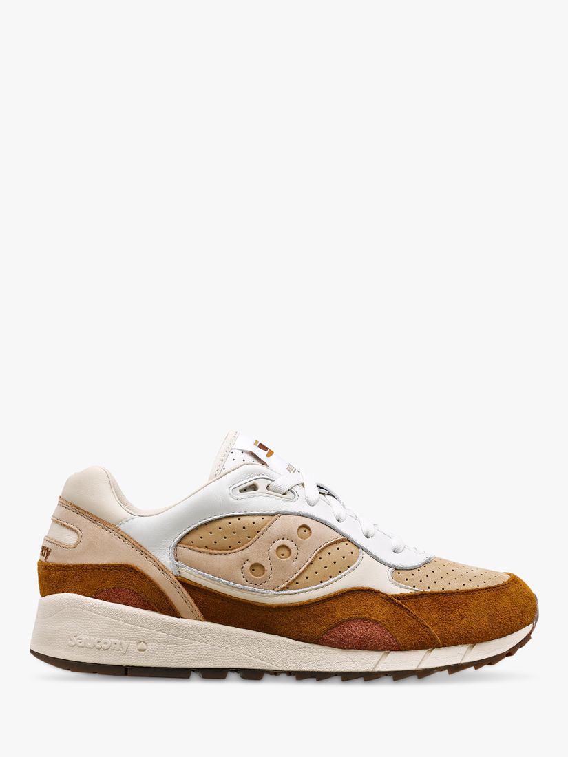 Saucony Shadow 6000 Lace Up Trainers, Coffee, 8