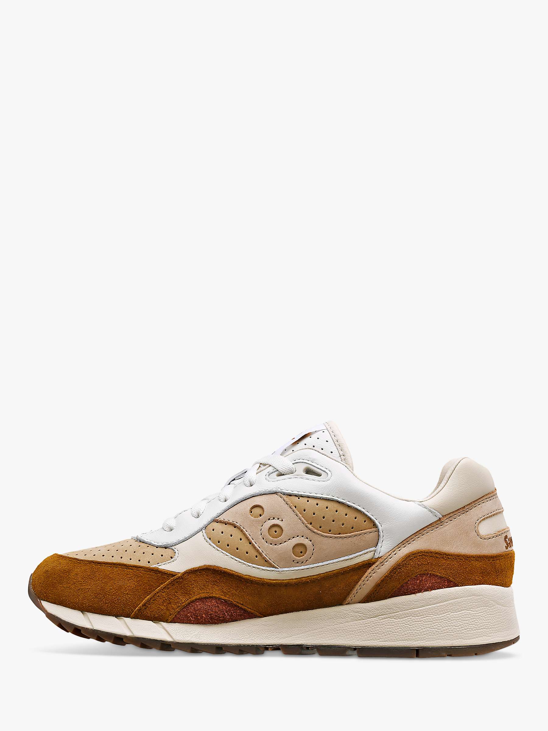 Buy Saucony Shadow 6000 Lace Up Trainers, Coffee Online at johnlewis.com