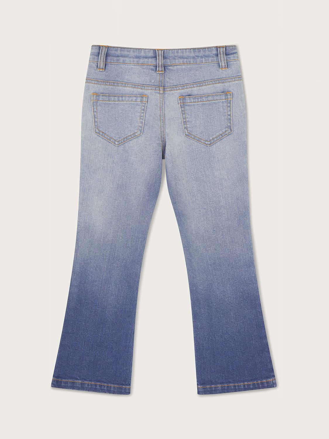 Buy Monsoon Kid's Floral Embroidered Jeans, Blue/Multi Online at johnlewis.com