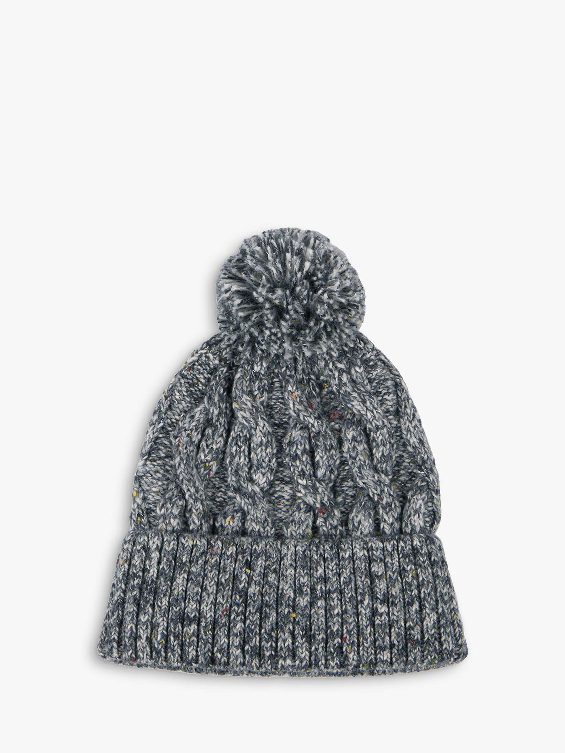Buy totes Cable Knit Beanie Hat, Grey Online at johnlewis.com