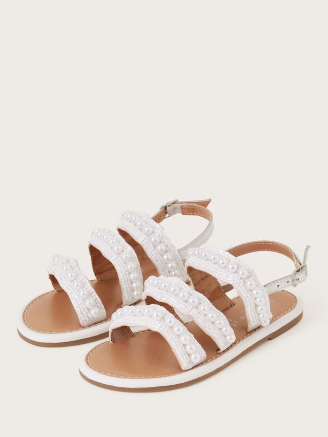 Pearl best sale beaded sandals