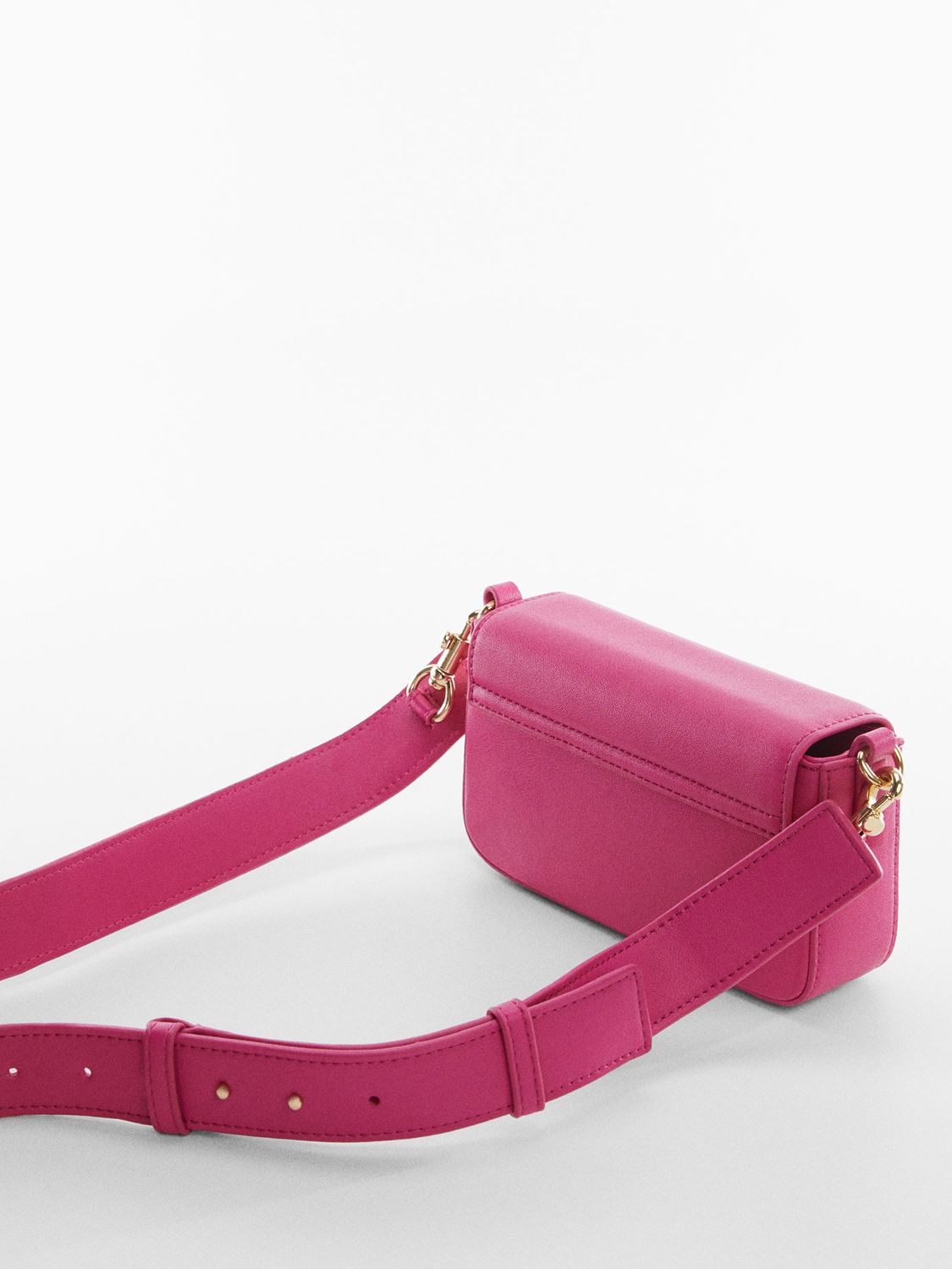 Mango Oasis Small Cross Body Bag, Bright Pink, One Size
