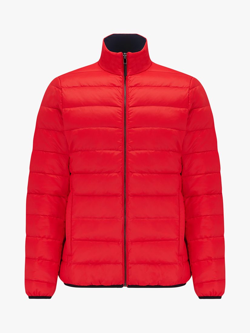 Guards London Evering Lightweight Packable Down Jacket, Red, 36R