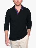 KOY Long Sleeve Regular Fit Polo Shirt, Grey Charcoal