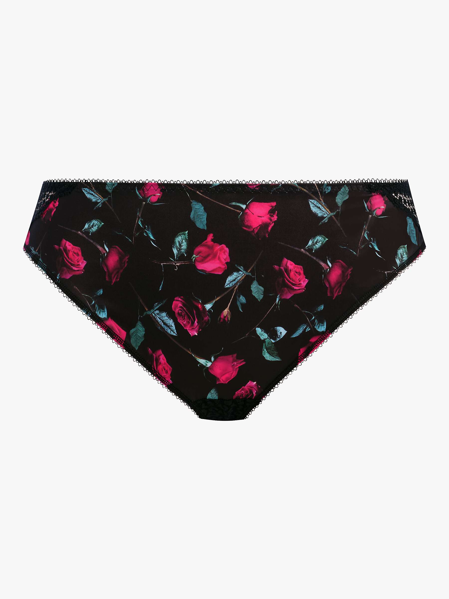 Buy Elomi Lucie Stretch Lace Panel Briefs, Rock N Rose Online at johnlewis.com
