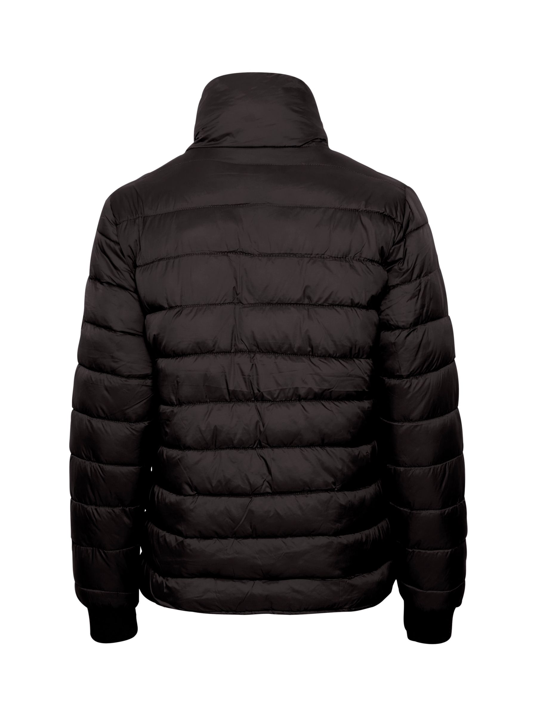 KAFFE Lira Zipped Puffer Jacket, Black Deep, 8