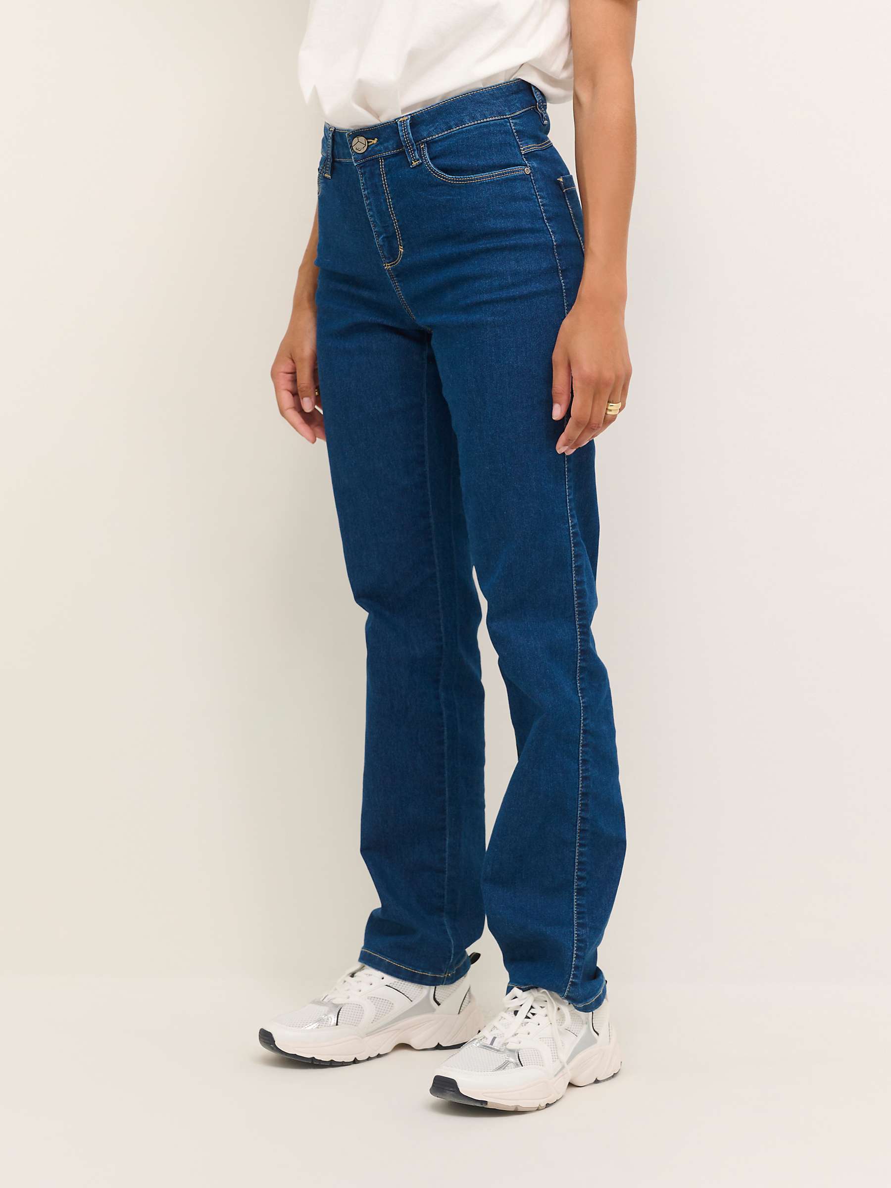 Buy KAFFE Vicky Straight Leg Jeans Online at johnlewis.com
