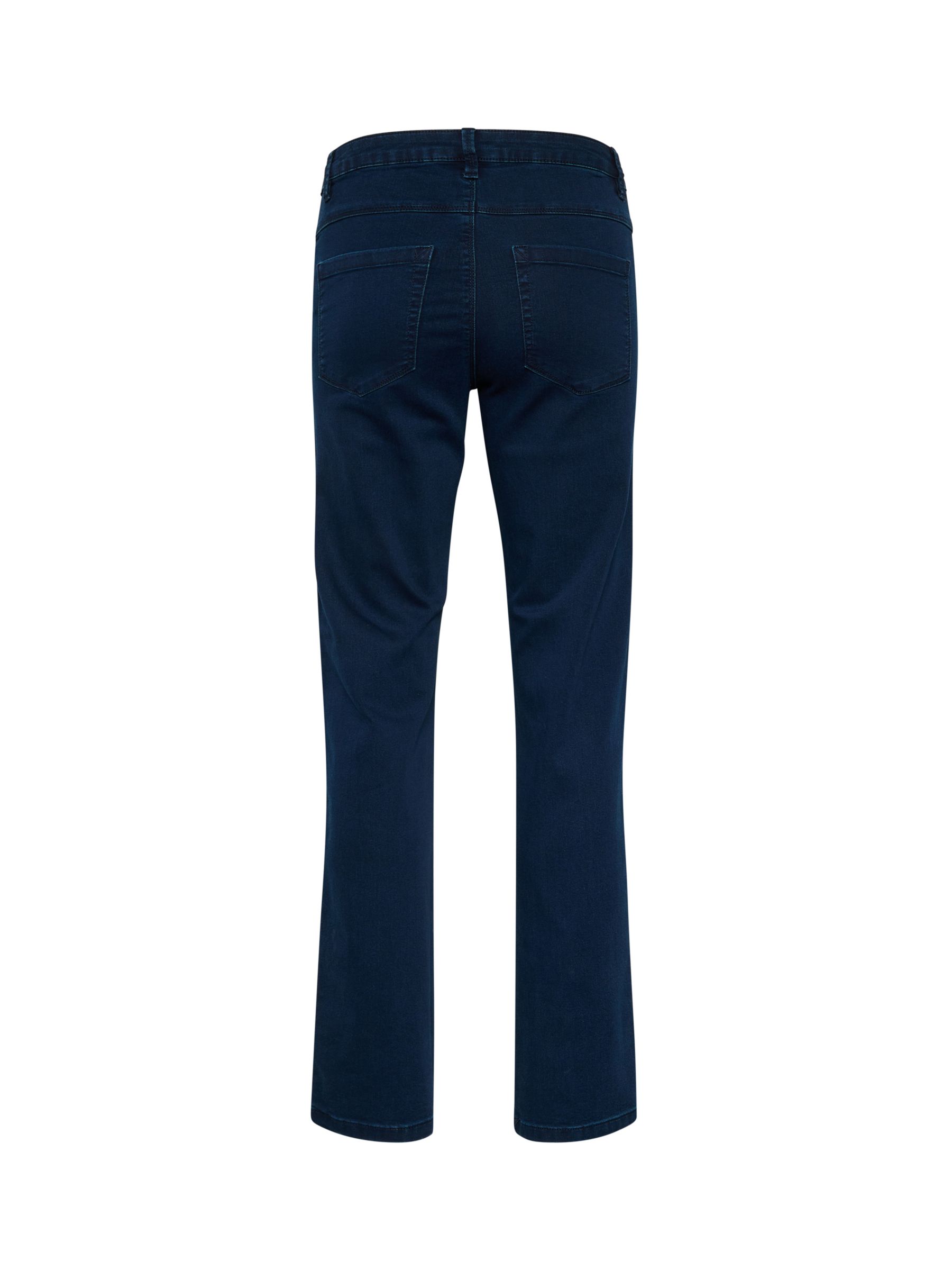 KAFFE Vicky Straight Leg Jeans, Dark Blue Denim at John Lewis & Partners