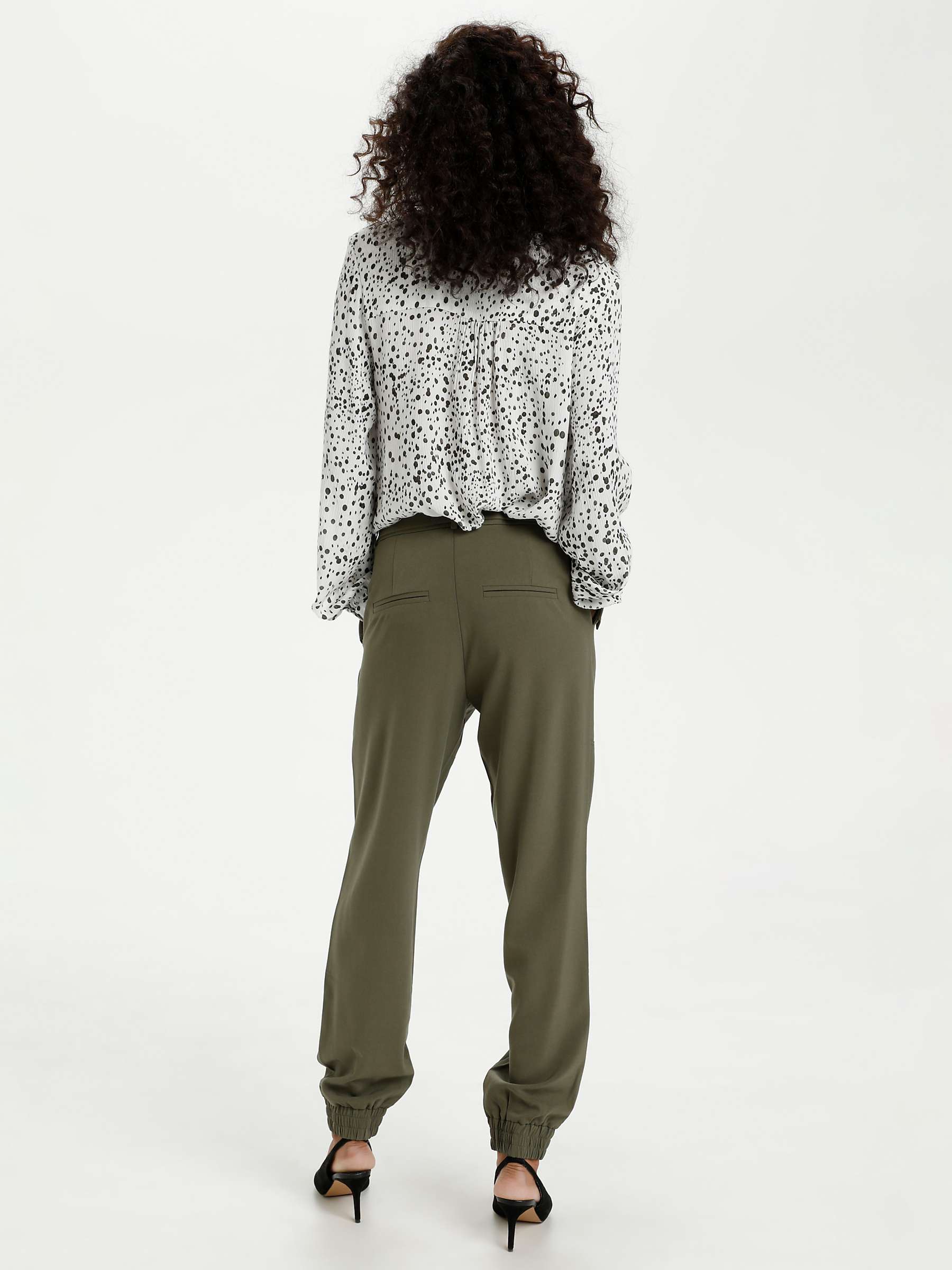 Buy KAFFE Debra Long Sleeve V-Neck Blouse Online at johnlewis.com