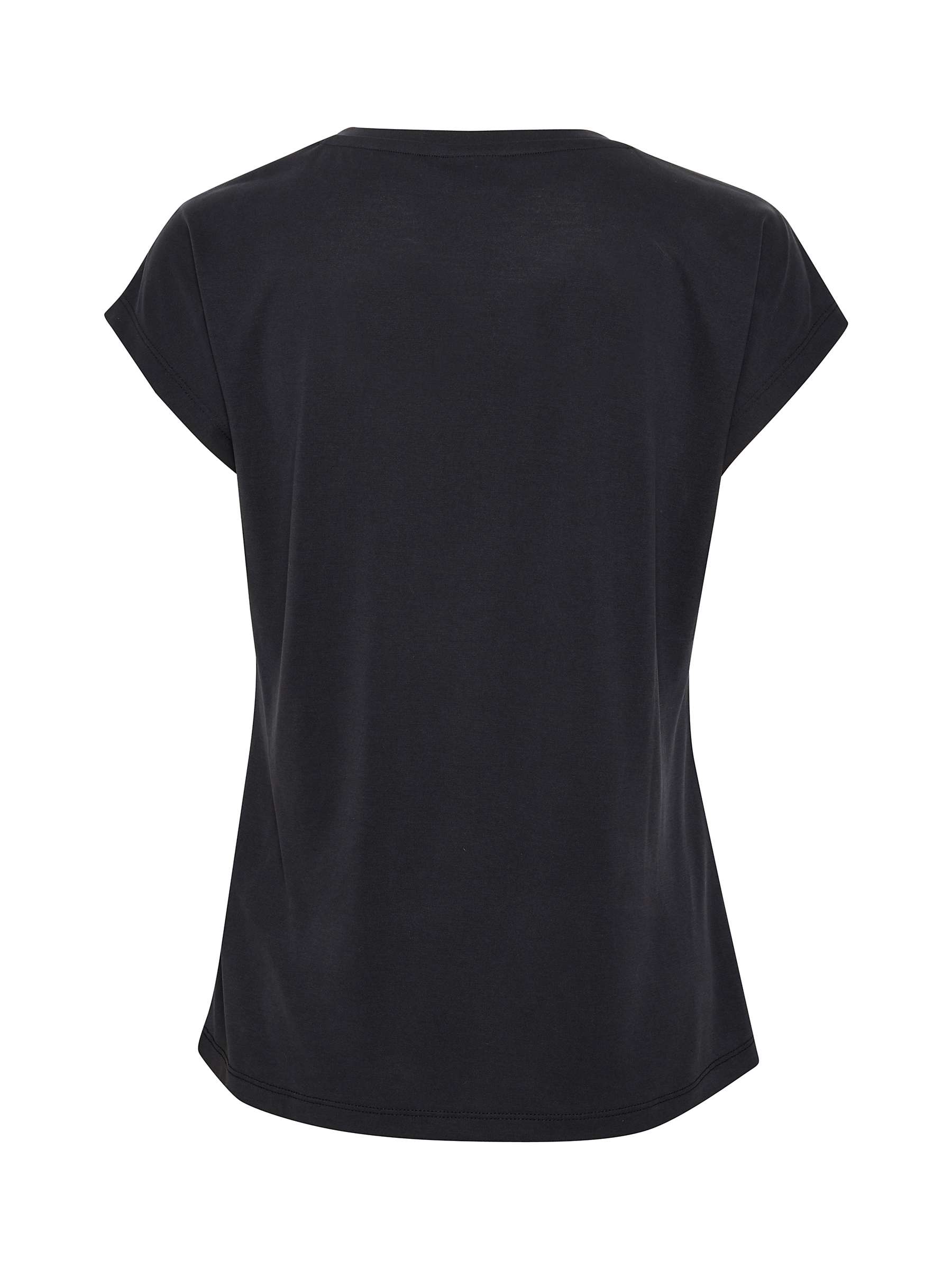 Buy KAFFE Lise Marie Cap Sleeve T-Shirt Online at johnlewis.com