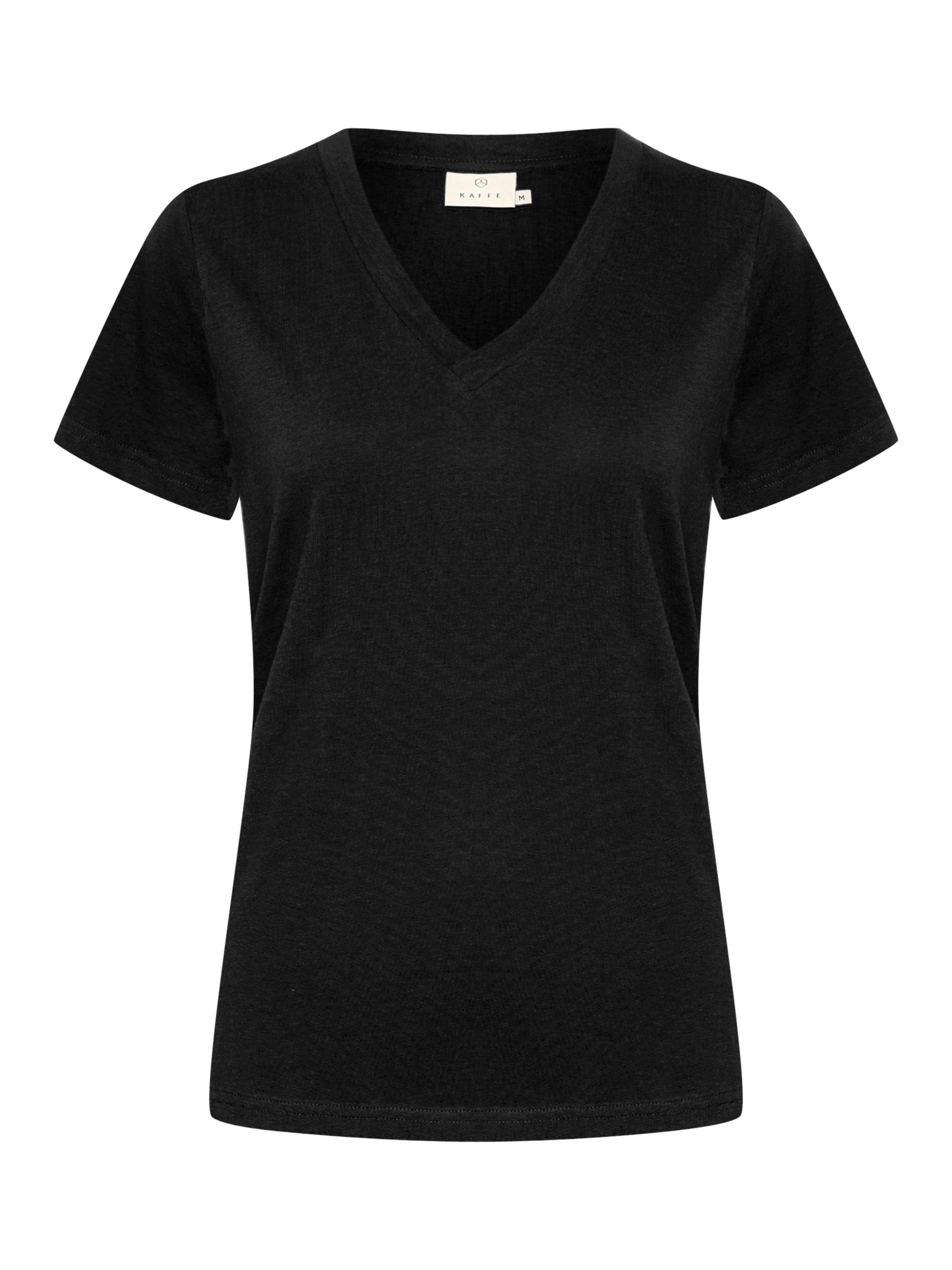 Buy KAFFE Marin V-Neck T-Shirt Online at johnlewis.com