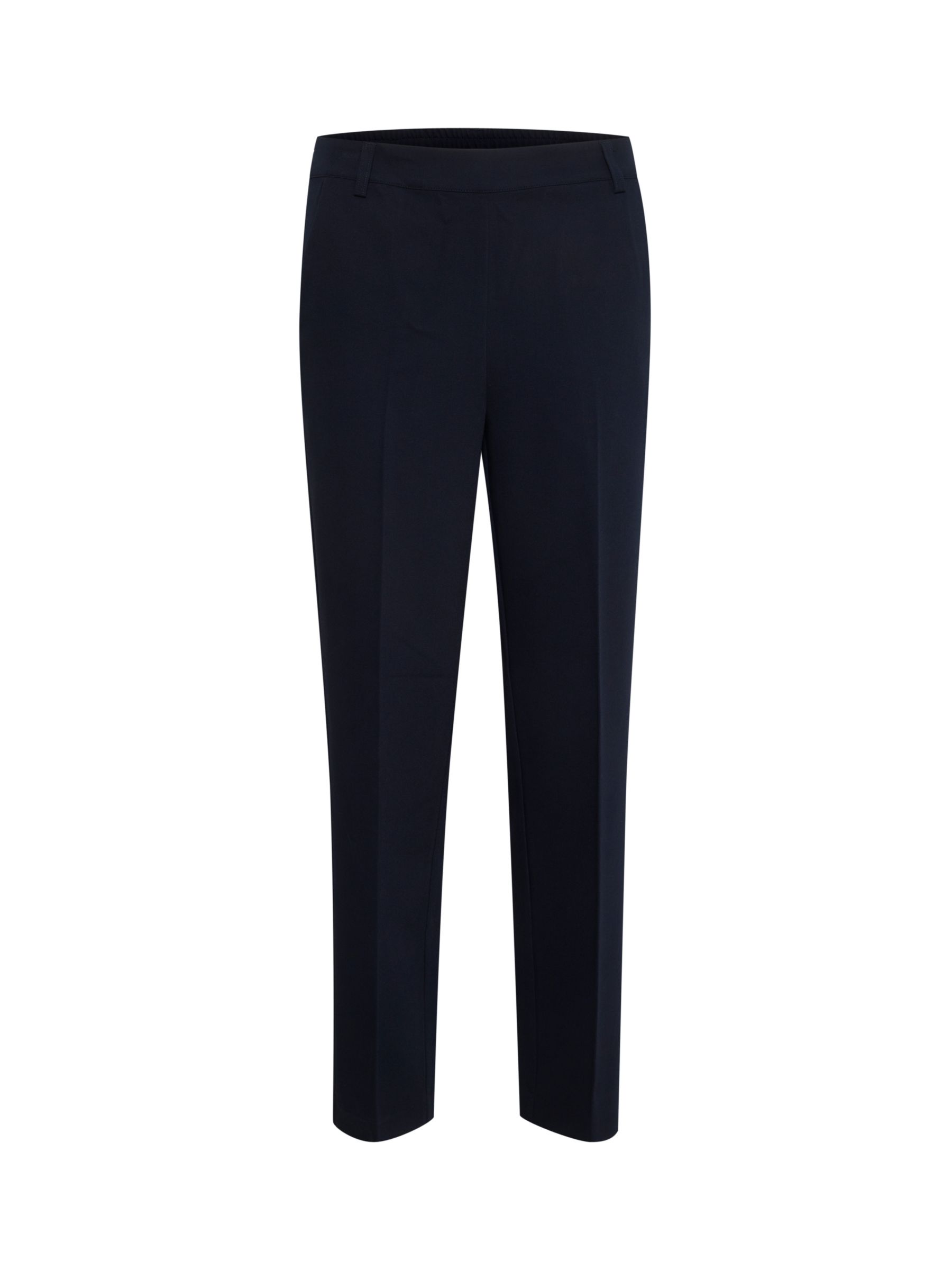 KAFFE Sakura Slim Tailored Trousers, Midnight Marine, 8