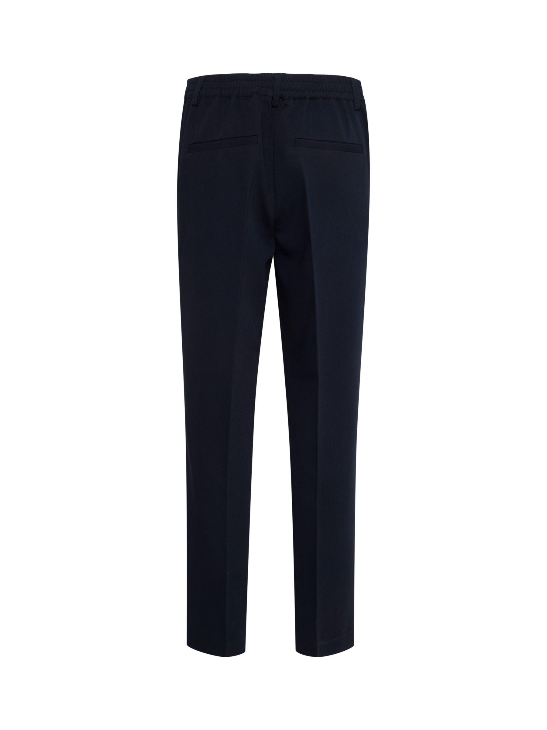 KAFFE Sakura Slim Tailored Trousers, Midnight Marine, 8