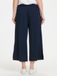 KAFFE Malli Cropped Casual Trousers, Midnight Marine