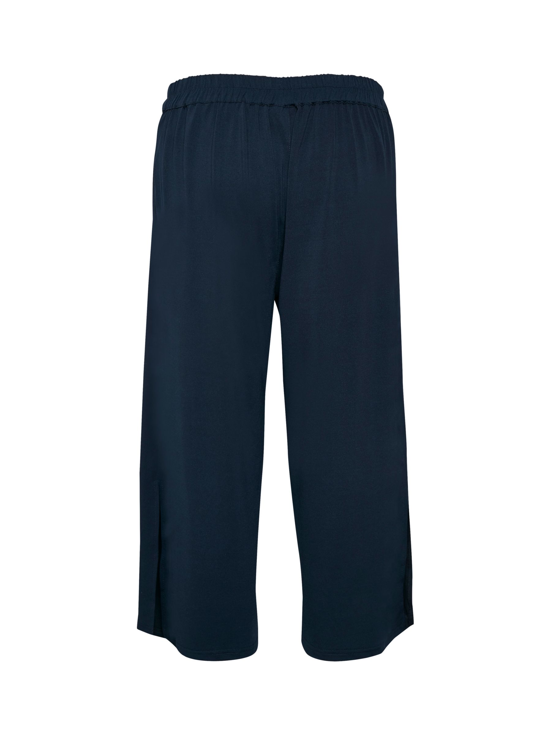 Buy KAFFE Malli Cropped Casual Trousers, Midnight Marine Online at johnlewis.com