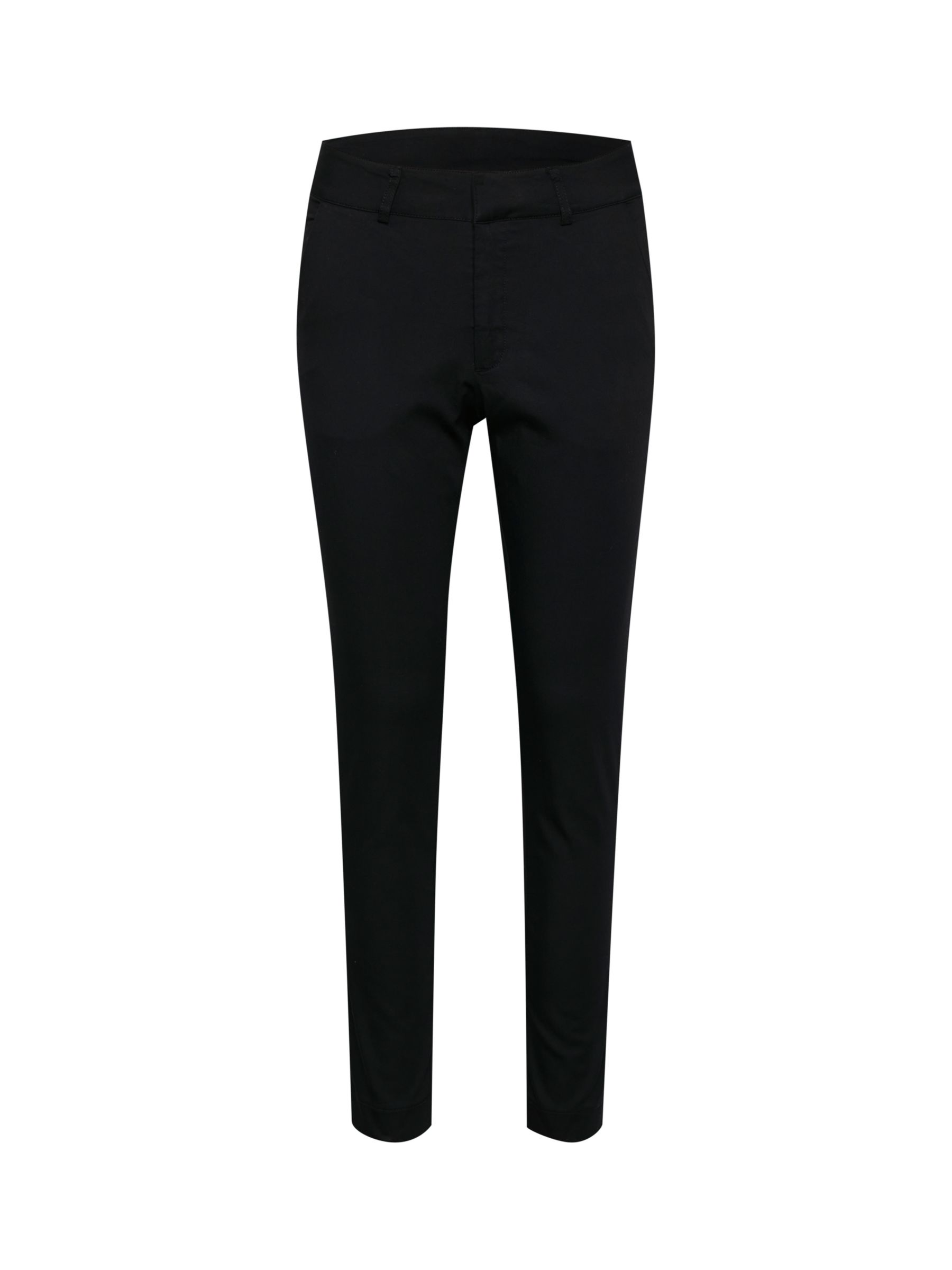 KAFFE Lea Chino Trousers, Deep Black