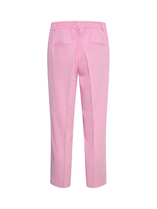 KAFFE Sakura Cropped Trousers, Pink Frosting