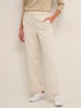 KAFFE Sakura Slim Tailored Trousers, Antique White