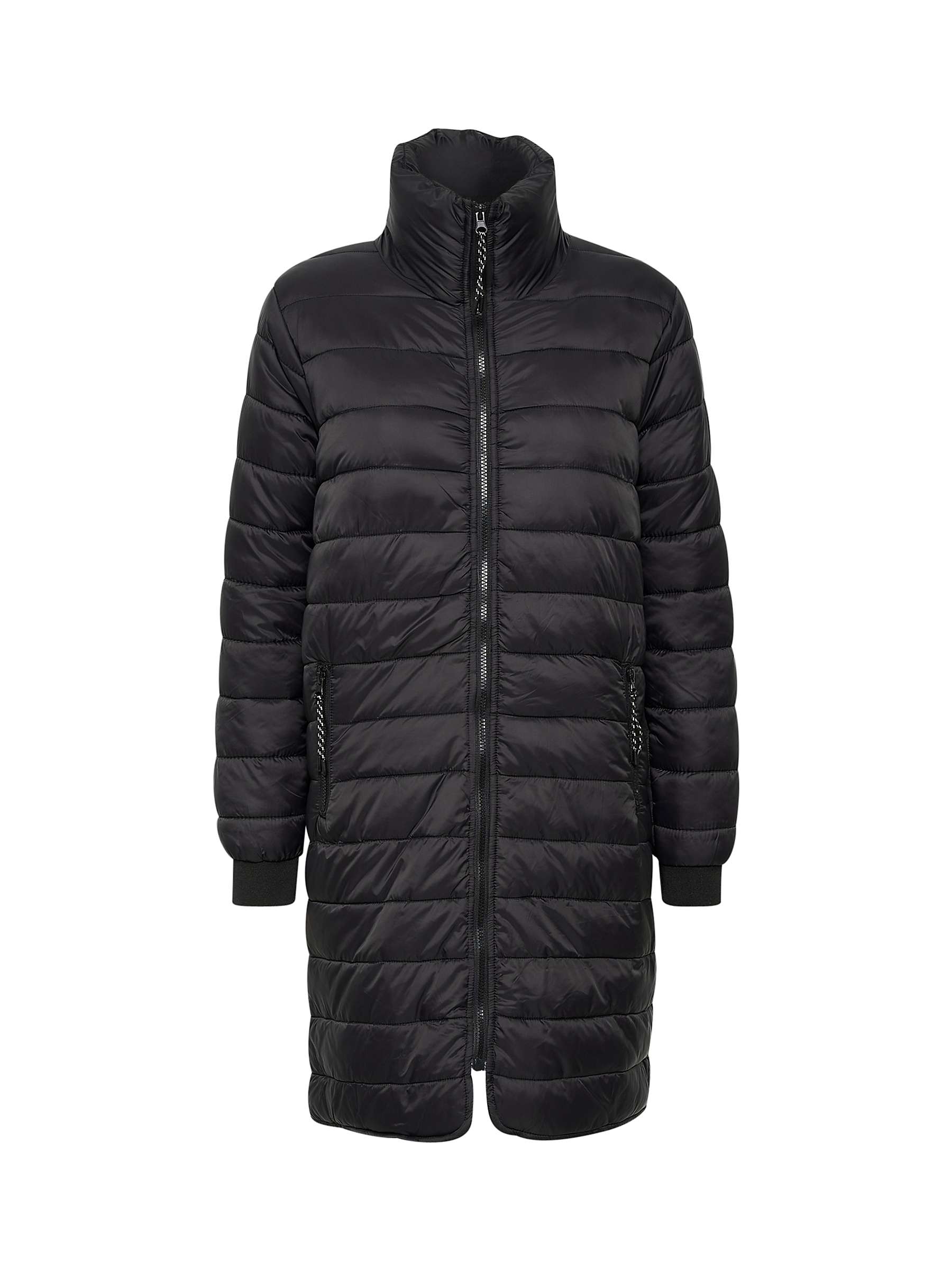 Buy KAFFE Lira Zipped Long Puffer Jacket Online at johnlewis.com