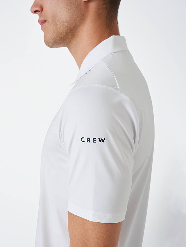 Crew Clothing Smart Golf Polo Shirt, White