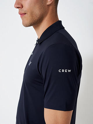 Crew Clothing Smart Golf Polo Shirt, Navy Blue
