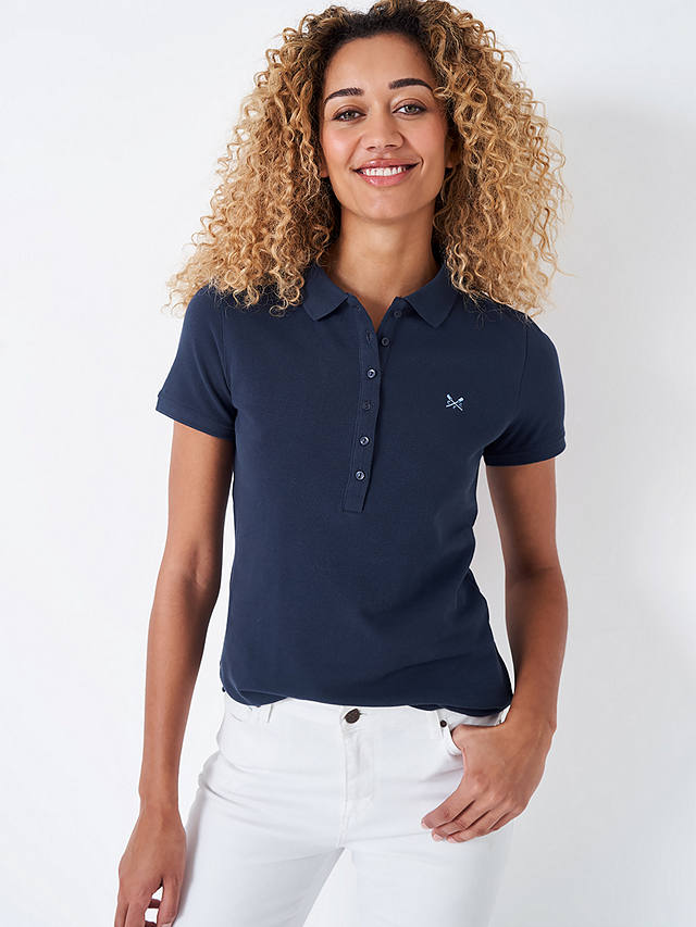 Crew Clothing Classic Polo Shirt, Navy Blue