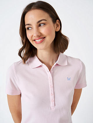 Crew Clothing Classic Polo Shirt, Light Pink