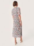 Soaked In Luxury Lottie Floral Wrap Midi Dress, Multi