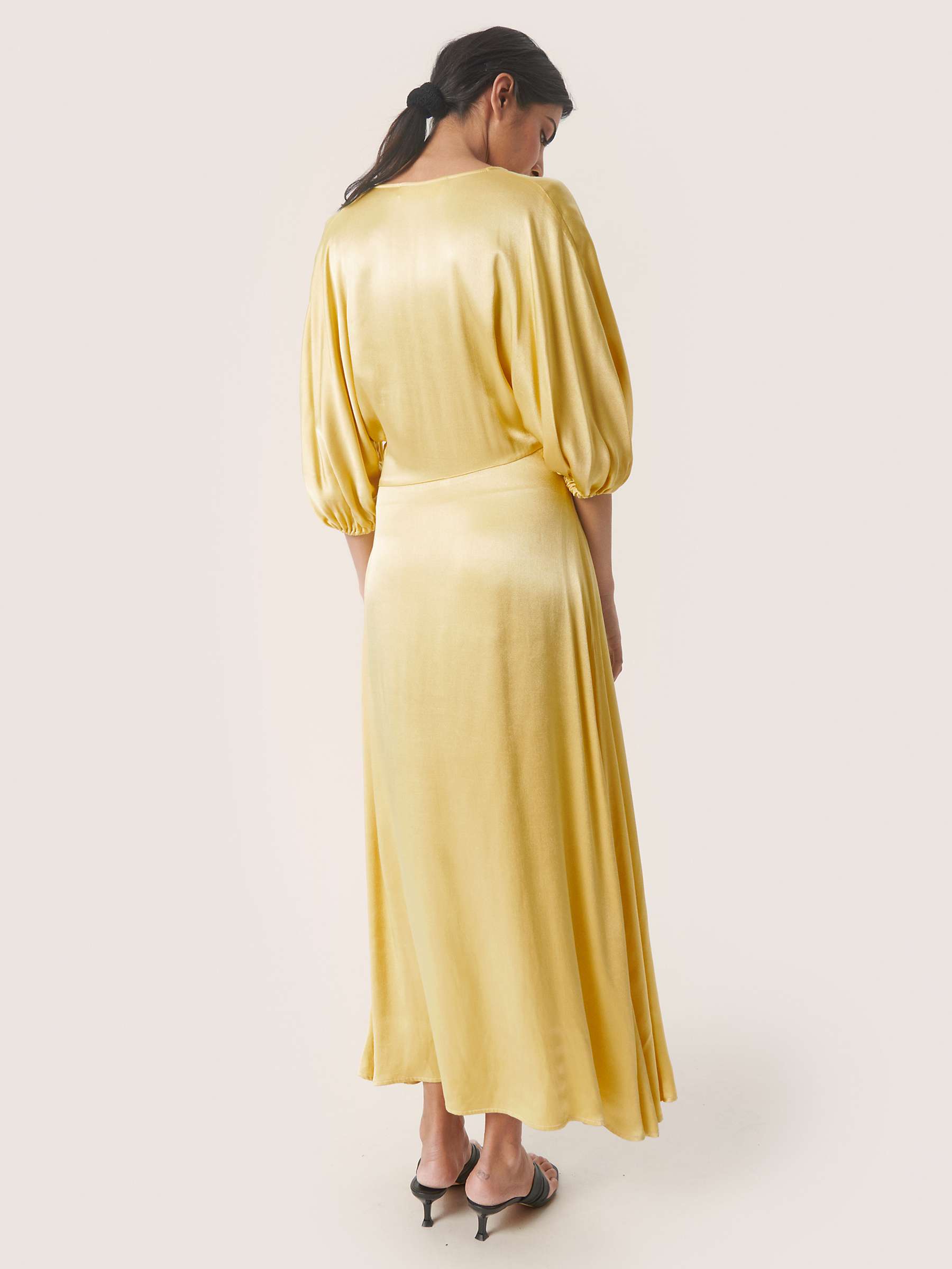 Buy Soaked In Luxury Evita Midi Dress, Dusky Citron Online at johnlewis.com
