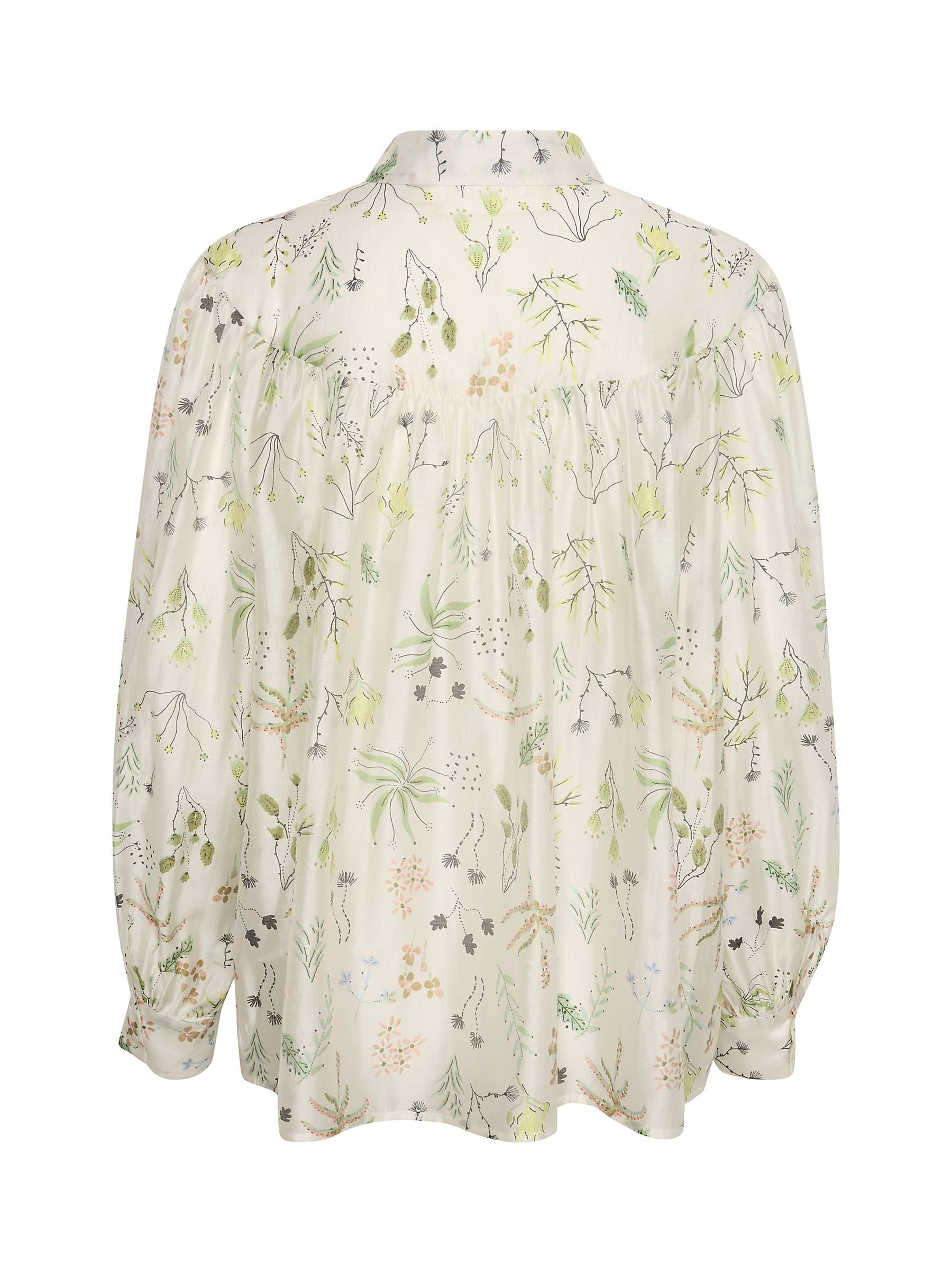 Buy Soaked In Luxury Keya Botanical Shirt, White Online at johnlewis.com
