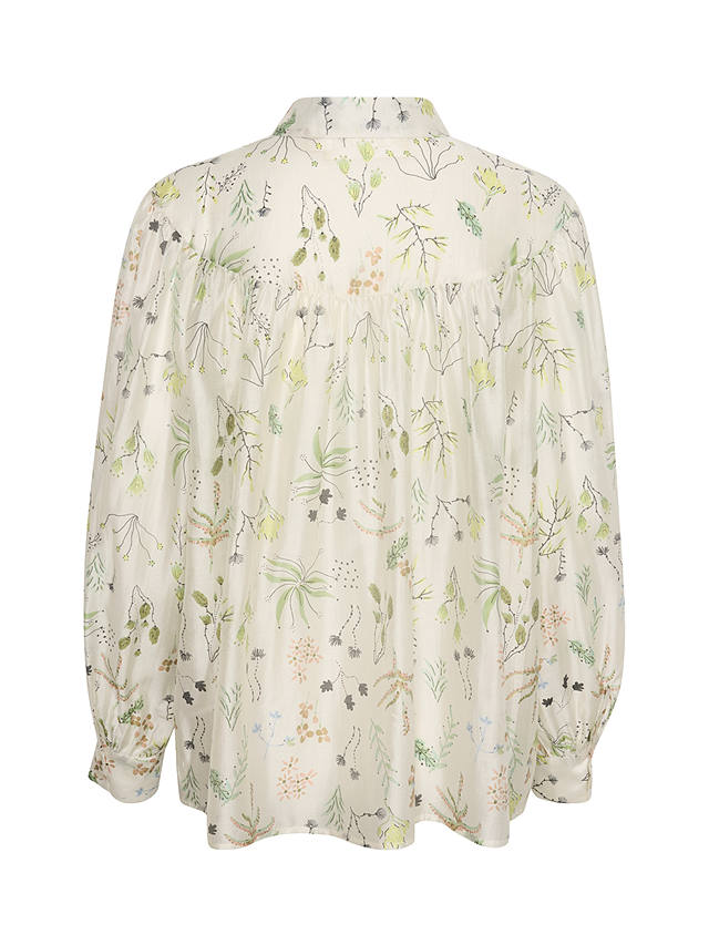 Soaked In Luxury Keya Botanical Shirt, White