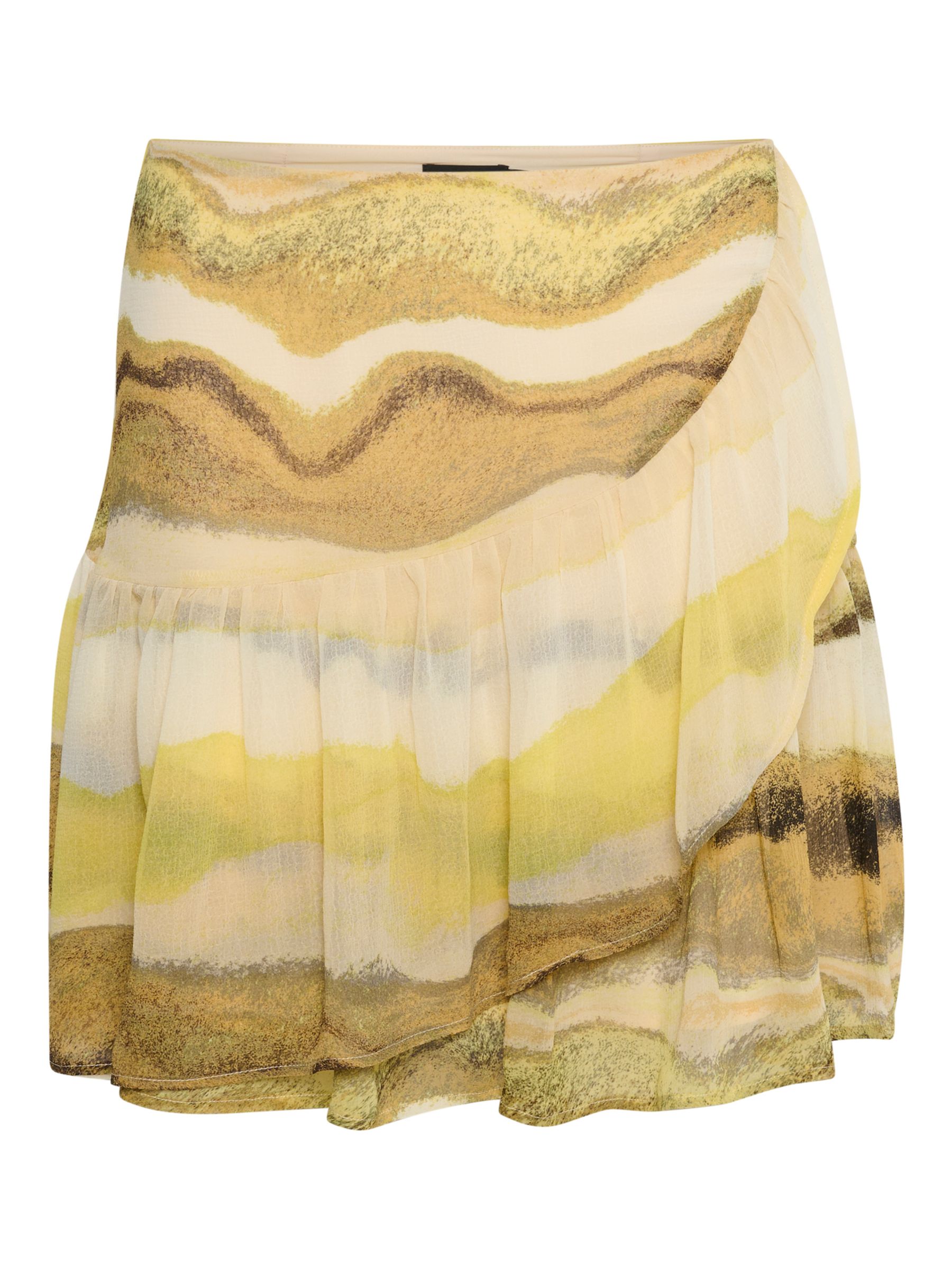Soaked In Luxury Luciana Watercolour Grading Mini Skirt, Multi, XS
