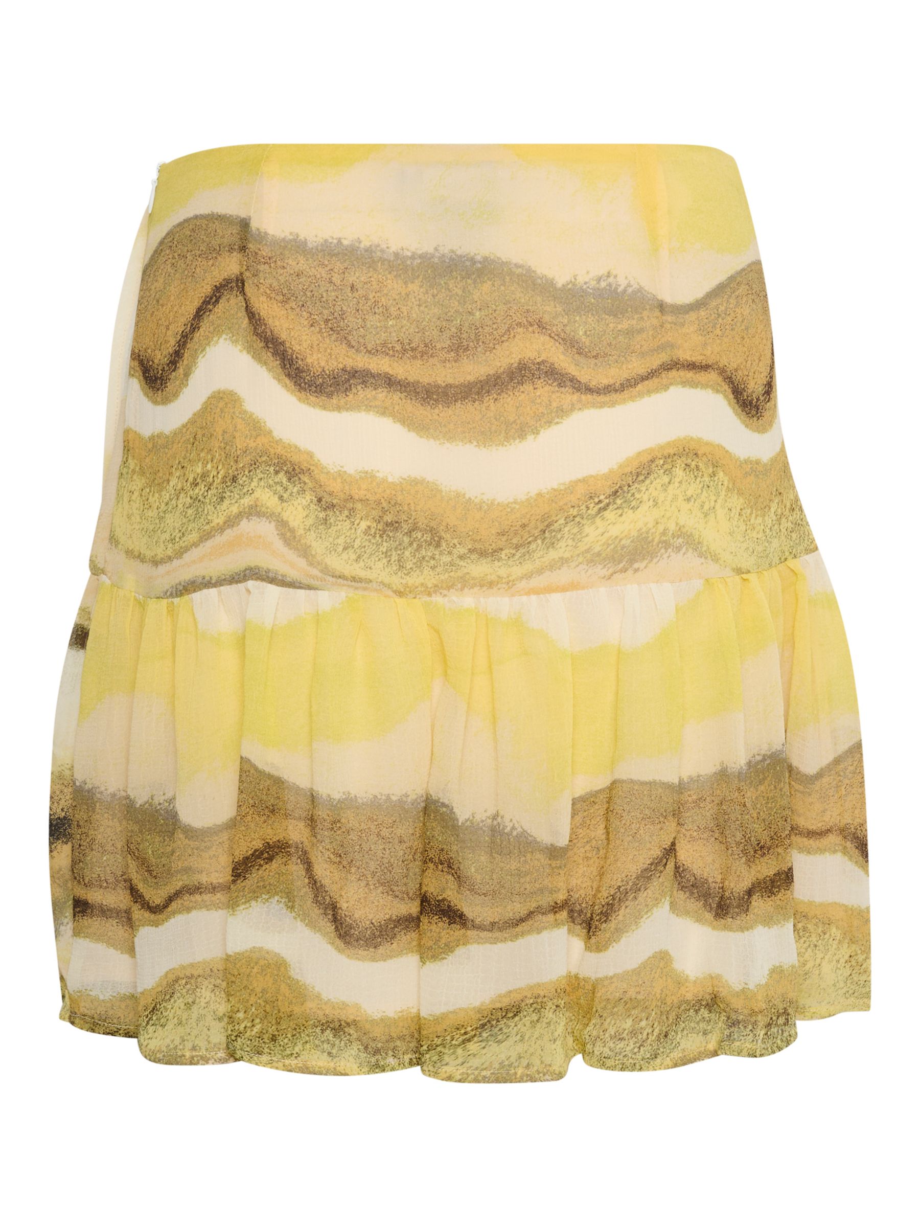 Soaked In Luxury Luciana Watercolour Grading Mini Skirt, Multi, XS