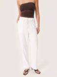 Soaked In Luxury Shirley Plain Tailored Trousers, Whisper White