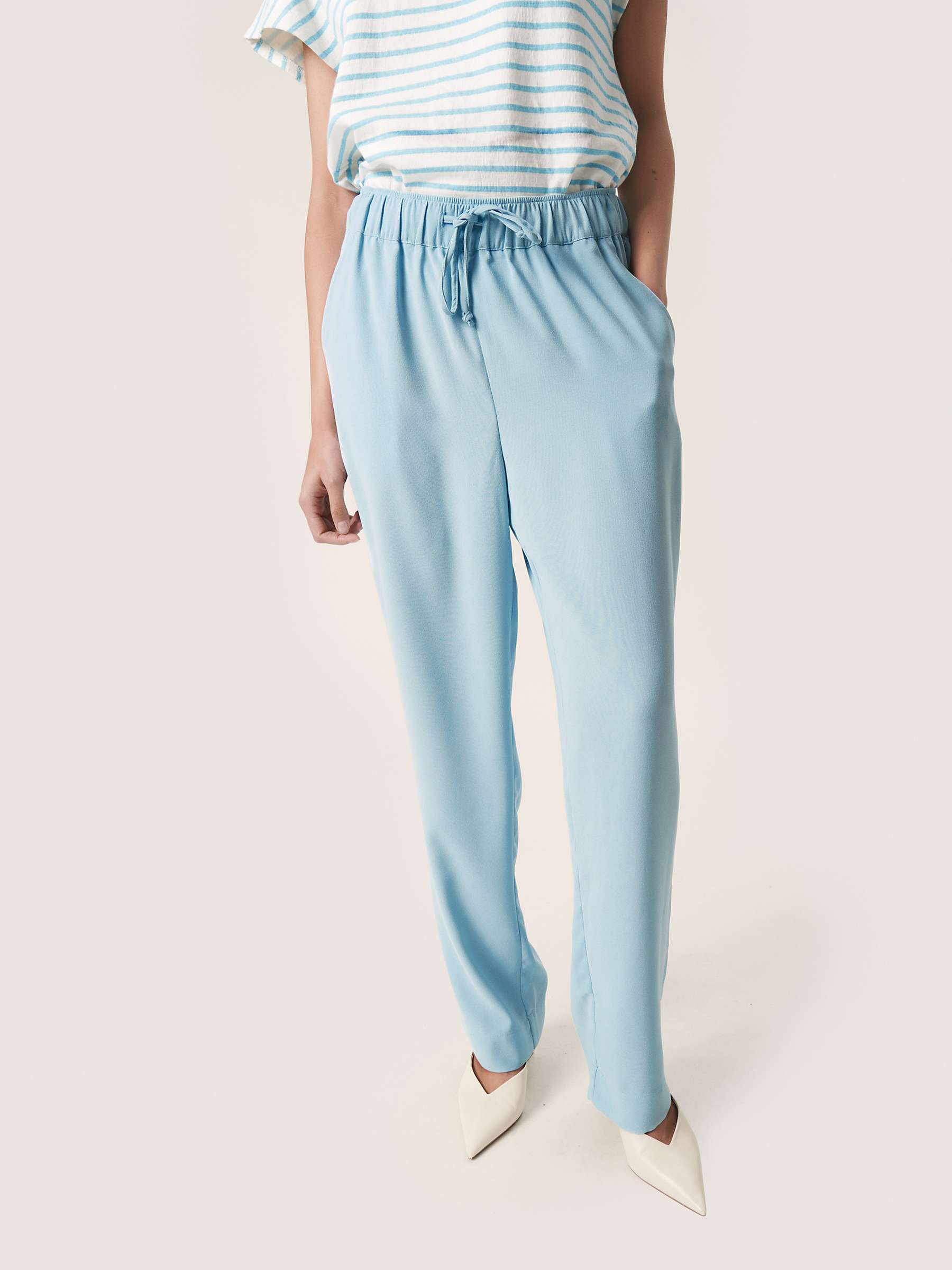 Buy Soaked In Luxury Shirley Plain Tailored Trousers Online at johnlewis.com