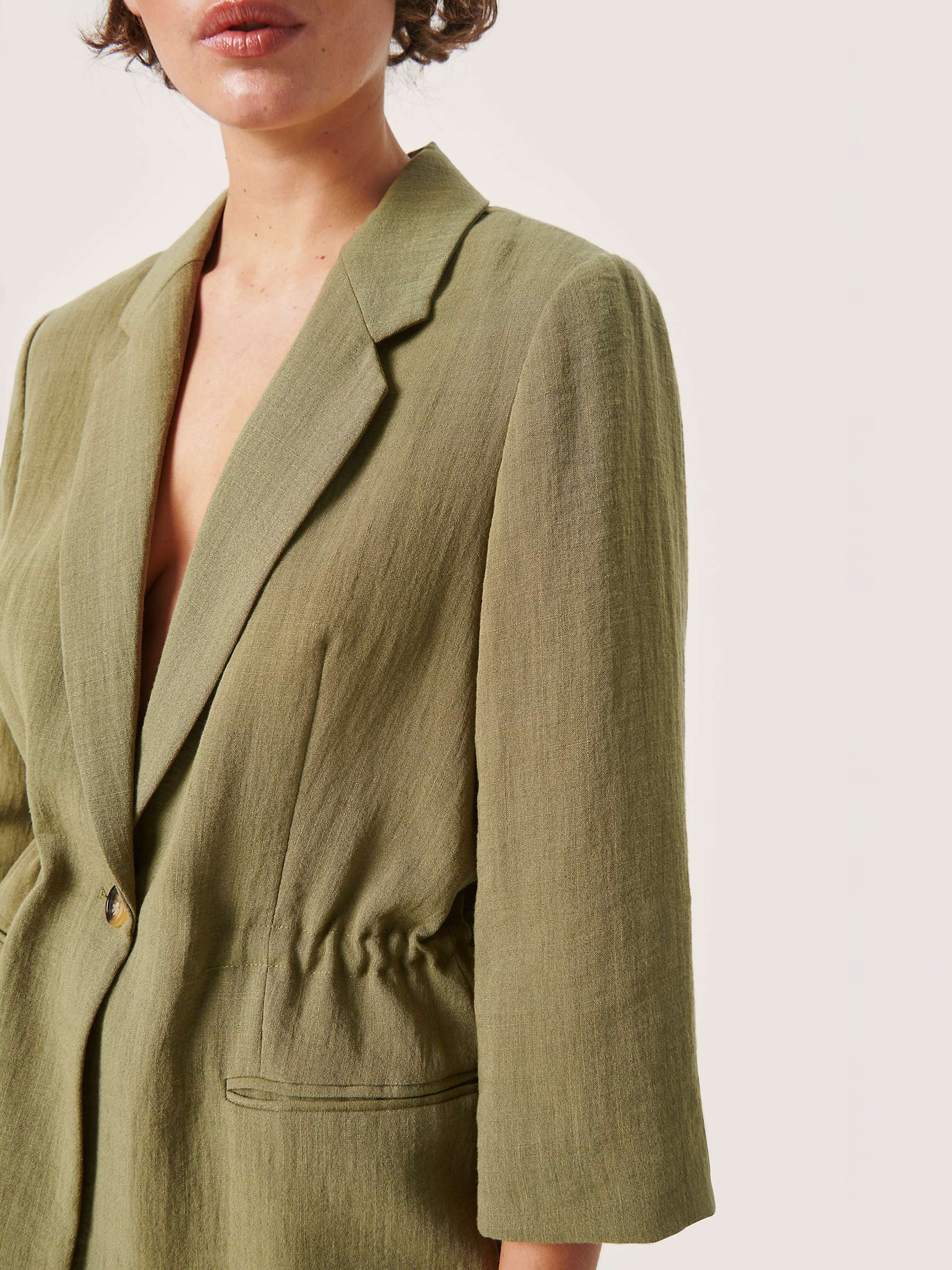 Buy Soaked In Luxury Camile Plain Blazer, Loden Green Online at johnlewis.com