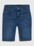 Tommy Hilfiger Kids' Scanton Denim Shorts, Blue, Blue