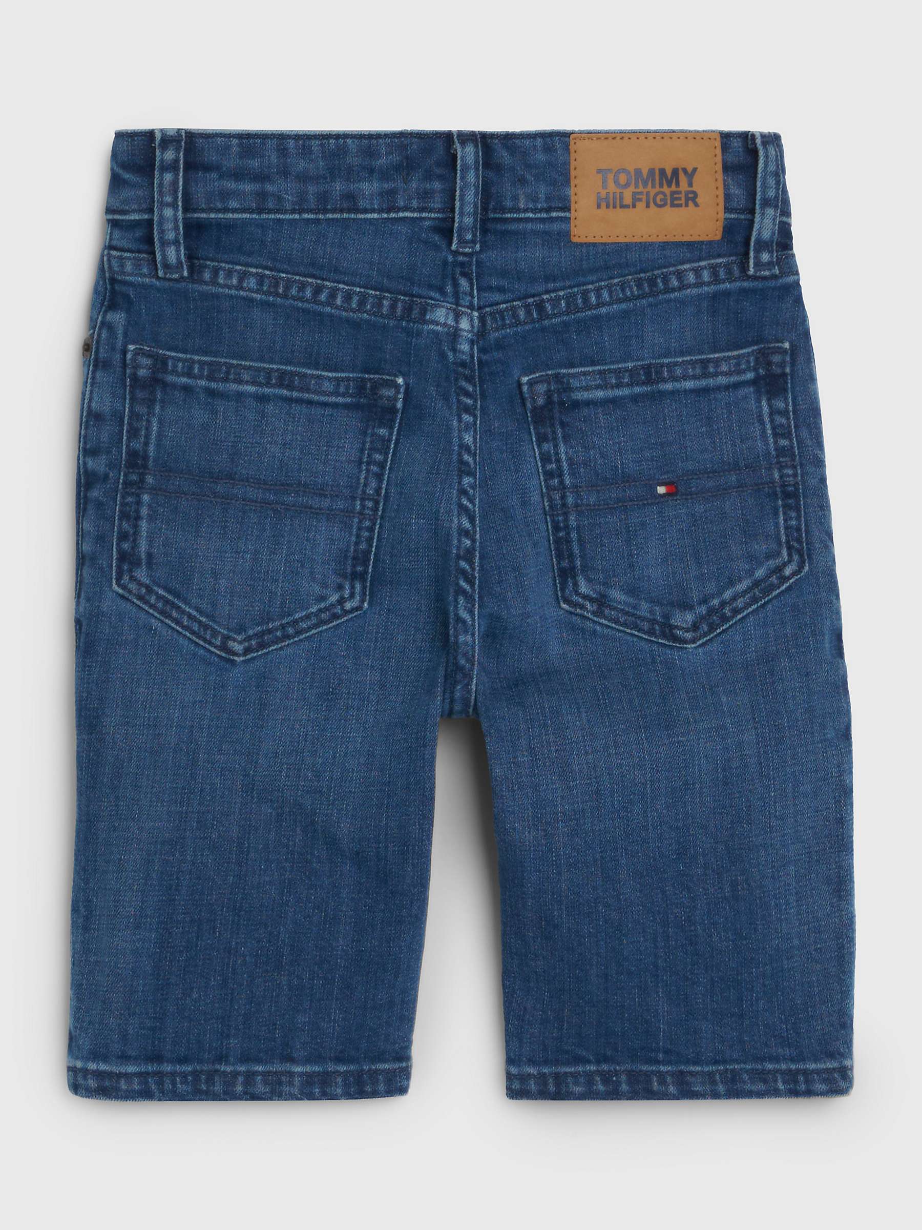 Buy Tommy Hilfiger Kids' Scanton Denim Shorts, Blue Online at johnlewis.com