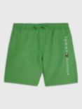 Tommy Hilfiger Kids' Logo Swim Shorts, Spring Lime
