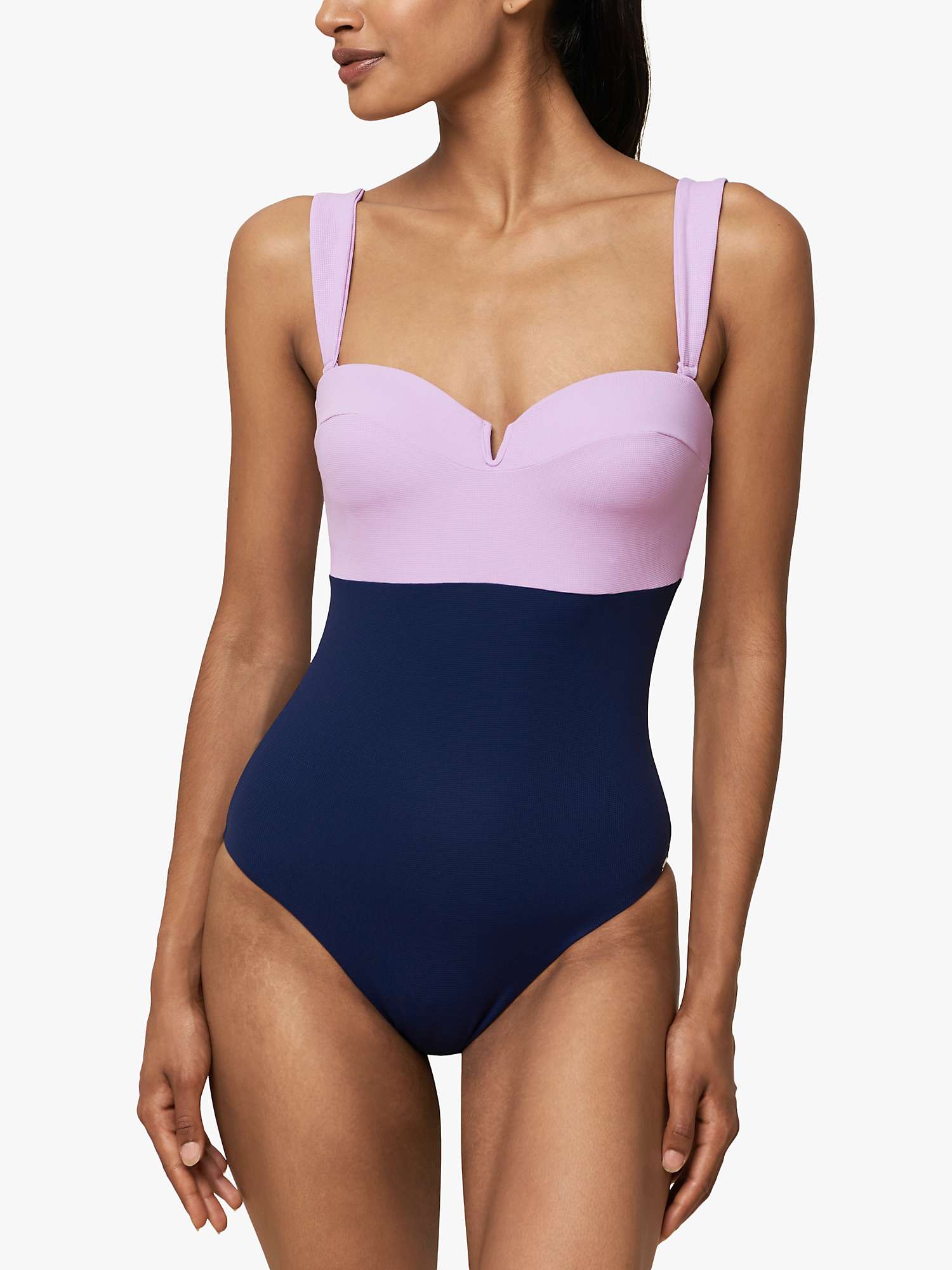 Buy Triumph Summer Glow Padded Bandeau Swimsuit Online at johnlewis.com