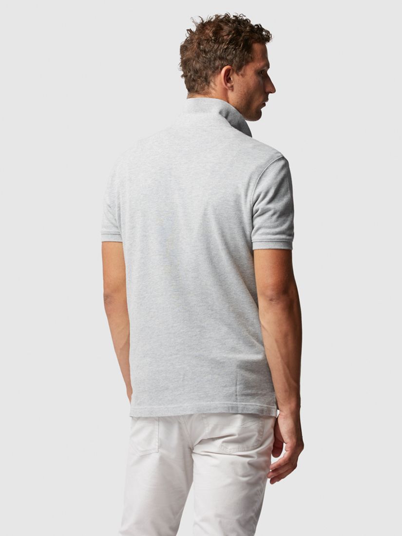 Rodd & Gunn Gunn Cotton Slim Fit Short Sleeve Polo Shirt, Dusk, XS