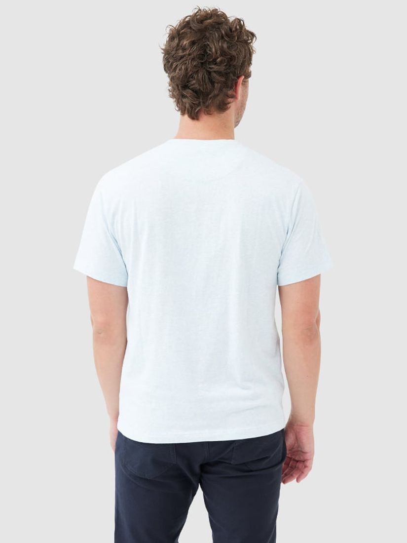 Rodd & Gunn Gunn Cotton Slim Fit Short Sleeve T-Shirt, Mist, XXS