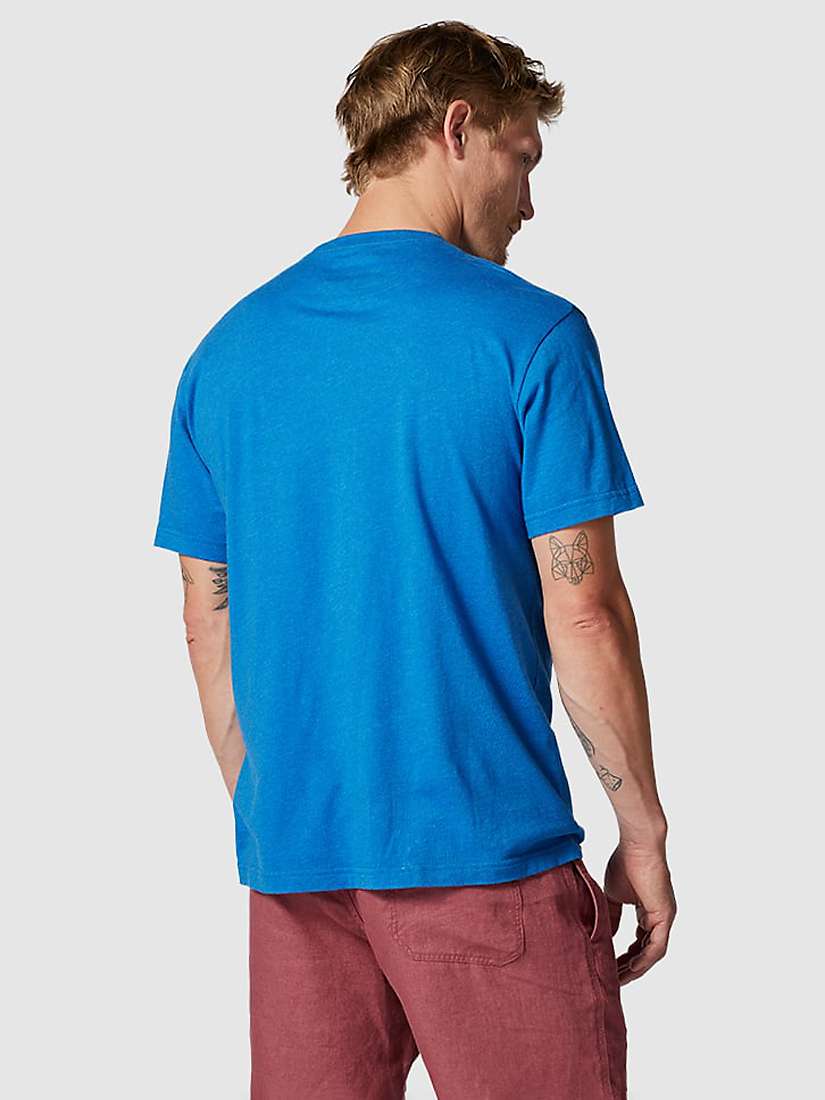 Rodd & Gunn GUNN Slim Fit Cotton T-Shirt, Azure at John Lewis & Partners