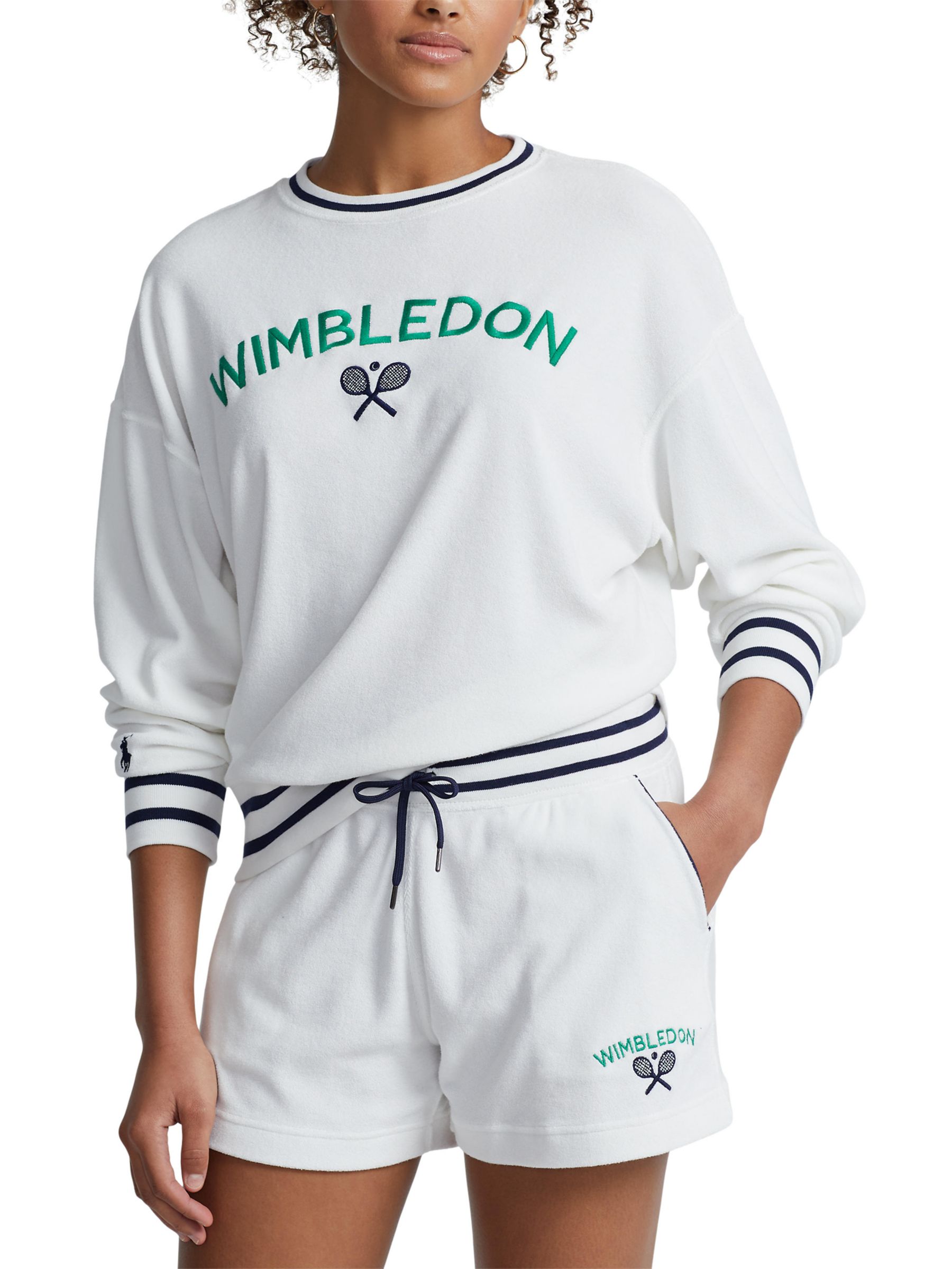 Polo Ralph Lauren Wimbledon Sweater, Pure White, XS