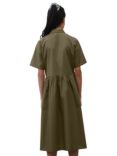 Marc O'Polo Plain Smock Shirt Dress, Dakota Shadow