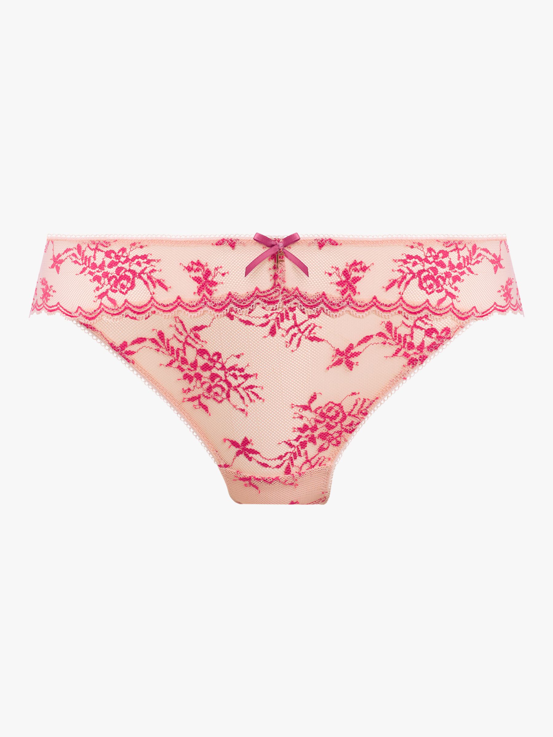 Offbeat Floral Lace Bikini Knickers, Freya