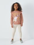 Brand Threads Kids' Peppa Pig Sweatshirt & Leggings Set, Brown/Pink