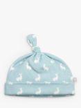 The Little Tailor Baby Hare Print Jersey Hat