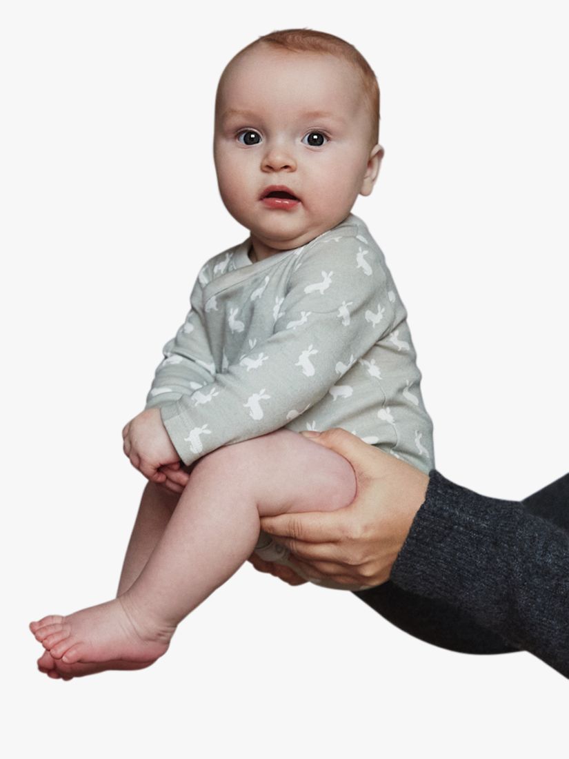 Buy The Little Tailor Baby Hare Print Bodysuit Online at johnlewis.com